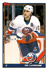1991-92 Topps #80 Pat LaFontaine New York Islanders HOF