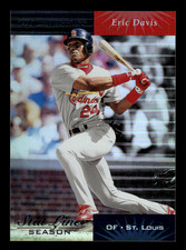Eric Davis St. Louis Cardinals 2000 Stat Line Season Donruss #72