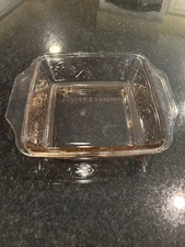 Anchor Hocking Pink 8.25 x 8.25 Square Cake Dish 2qt