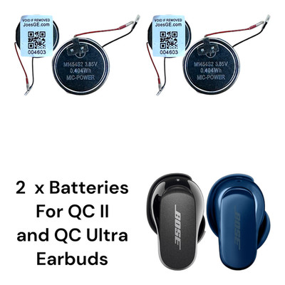 2 x OEM M1454S2 3.85V Battery For QuietComfort Earbuds II QC II QC Ultra 0.404Wh