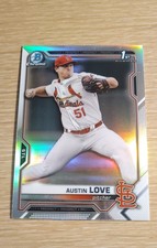 2021 Bowman Draft - Chrome Austin Love #BDC-164 Refractor (RC)