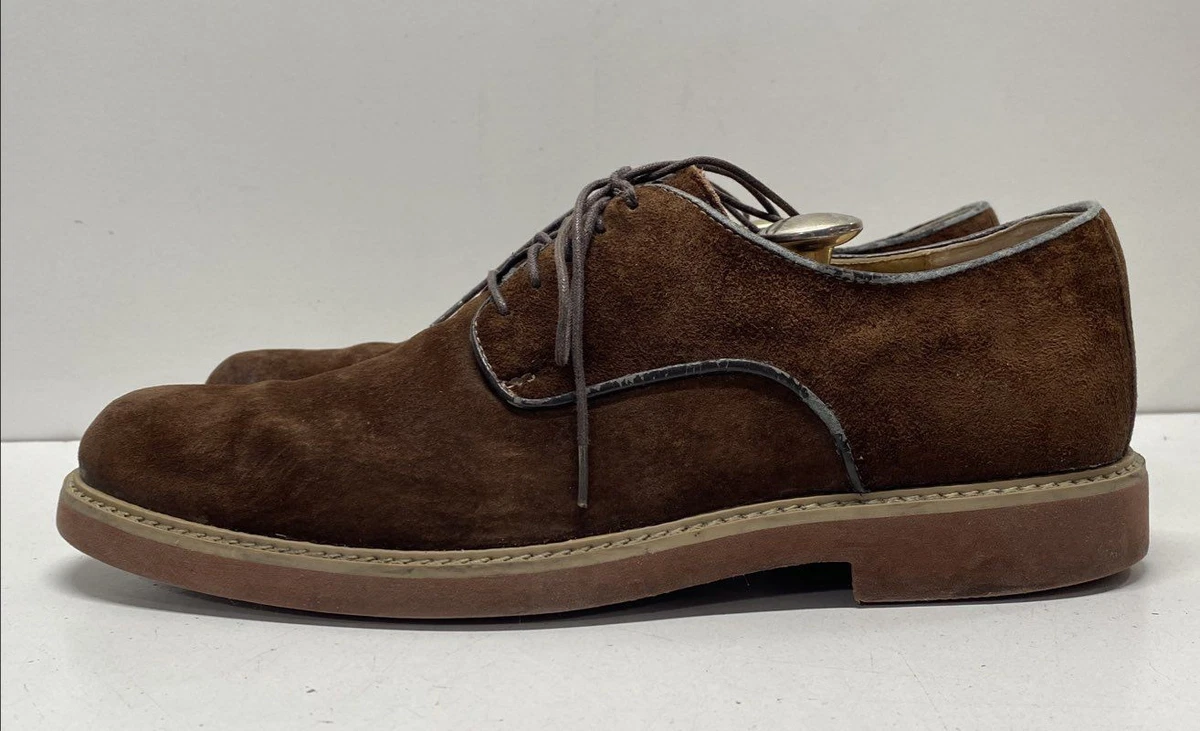 Hush Puppies Glen Derby Zero G Brown Suede Size 11 Extra Wide Hush Puppies Brown Solid Casual Shoes for Men for sale | eBay main image 3
