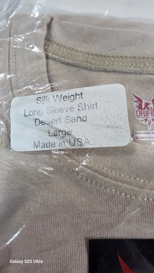 Camisa Drifire Silkweight Manga Larga Desierto Arena Resistente al Llama Para Hombres Talla L Foto 4 de 4