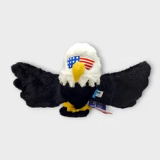 New Bark Box " Bold Eagle" Dog Toy Bald Eagle Patriotic M/L