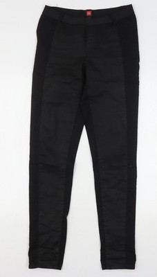 Miss Captain Damen schwarz Baumwolle Jegging Jeans Größe 10 L32 in Regular