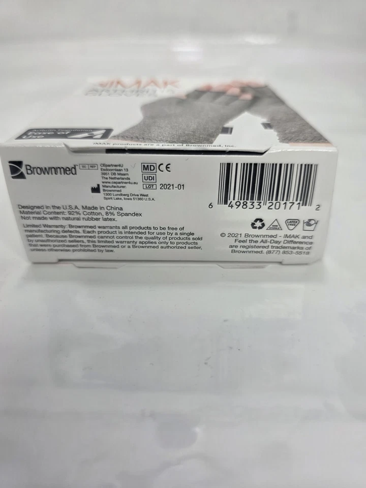 Guantes de compresión para artritis IMAK®, medianos - alivio articular artrítico premium Foto 3 de 4