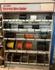 Electrical Wire Center Floor Display! See Picture Of Wire. Carol 48” X 64” X 17”