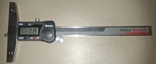 STARRETT 3753A- 6/150 6" ELECTRONIC DEPTH MICROMETER DIGITAL MIC ELECTRIC GUAGE