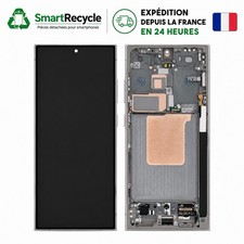 Ecran Soft Oled avec Châssis Samsung Galaxy S24 Ultra 5G S928 Gris Titane