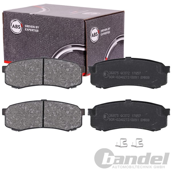 Abs BremsbelÄGe Hinten Passend FüR Mitsubishi Pajero Toyota 4 Fj Fortuner Land |-image