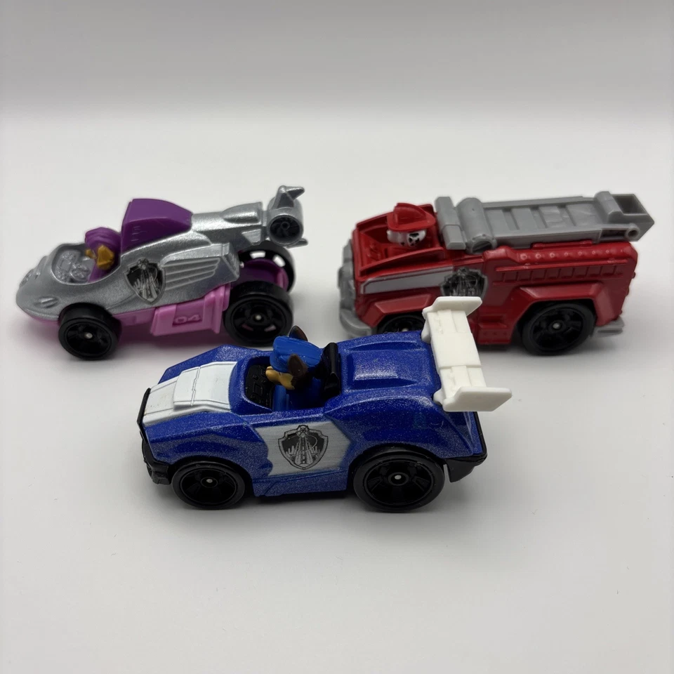 Lot Of 3 ✅ Paw Patrol The Movie True Metal Vehicles Pack Die-Cast Toy Cars - Image 4 of 4