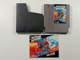MISSION IMPOSSIBLE NINTENDO NES PAL-B (FRA) (WITHOUT HOLD - GOOD CONDITION)