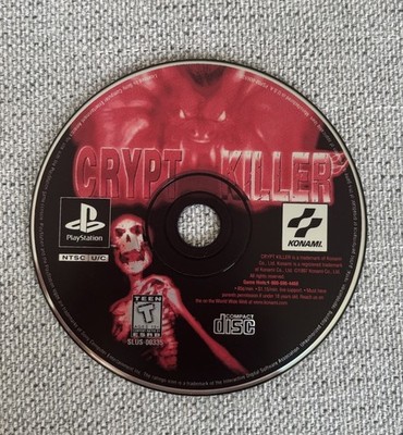 Crypt Killer (Sony PlayStation 1 PS1, 1997) Authentic Disc Only