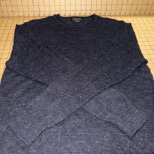 Pendleton Sweater Mens Charcoal L Wool Pullover Relax
