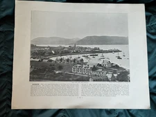 Gourock view, Image from G. Newnes Partwork Round The Coast, c 1890's