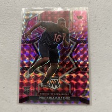 2022 Panini Mosaic - Rookies Phidarian Mathis #389 Camo Pink Mosaic Prizm (RC)