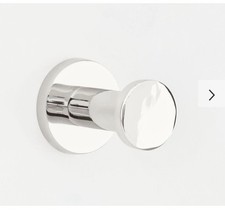 New Pottery Barn Linden Wall Hook - Polished Nickel - Contract Grade