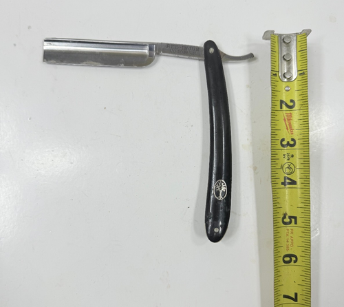 Vintage H. Boker Red Straight Razor Black Handle No.101-S.P. | eBay