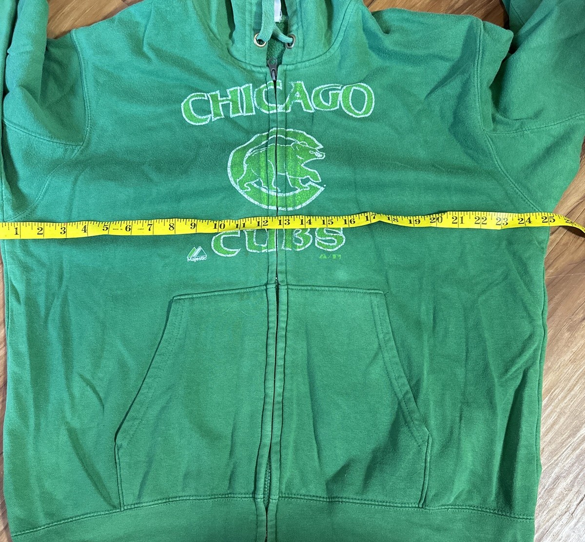 Majestic Chicago Cubs Green Jacket XL Unisex Bear St