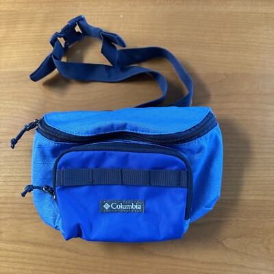 Columbia Packable Hip Fanny Pack Bag Blue Hiking Camping