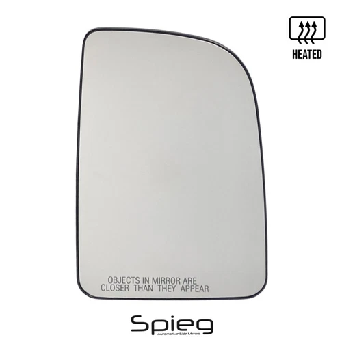 Passenger Side Mirror Glass for 2019-2024 Mercedes Sprinter Heated with Backing