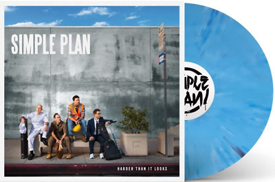 Simple Plan   Harder Than It Looks Limited Blue Marbled Vinyl LP NEU OVP