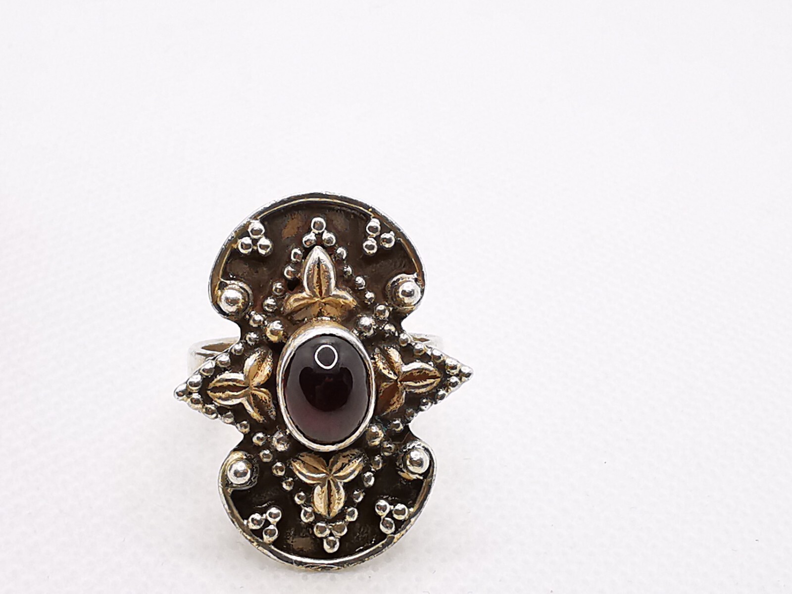 Beautiful ring silver 925 with ruby gemstone - image 5