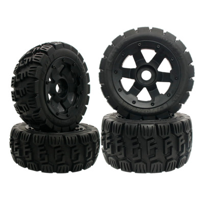 Schwarze All-Terrain 24mm-Hex-Radreifen für RC 1/5 HPI Rovan KM Baja 5B SS Rofun