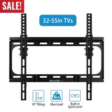 Heavy Duty Tilt TV Wall Mount 12° Adjustable TV Mount Brackets for 32-55 in TVs