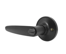Probrico Privacy Lock Door Handles Leaf Style - Black Finish DL815BKBK - 10-pack