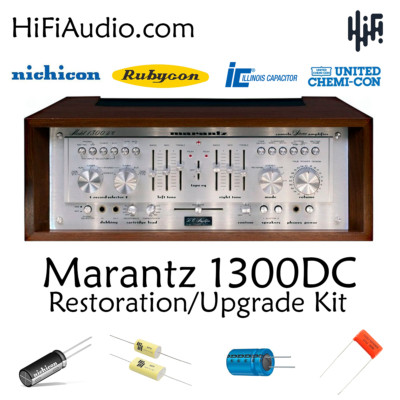 Marantz 1300DC rebuild restoration recap service kit fix repair capacitor