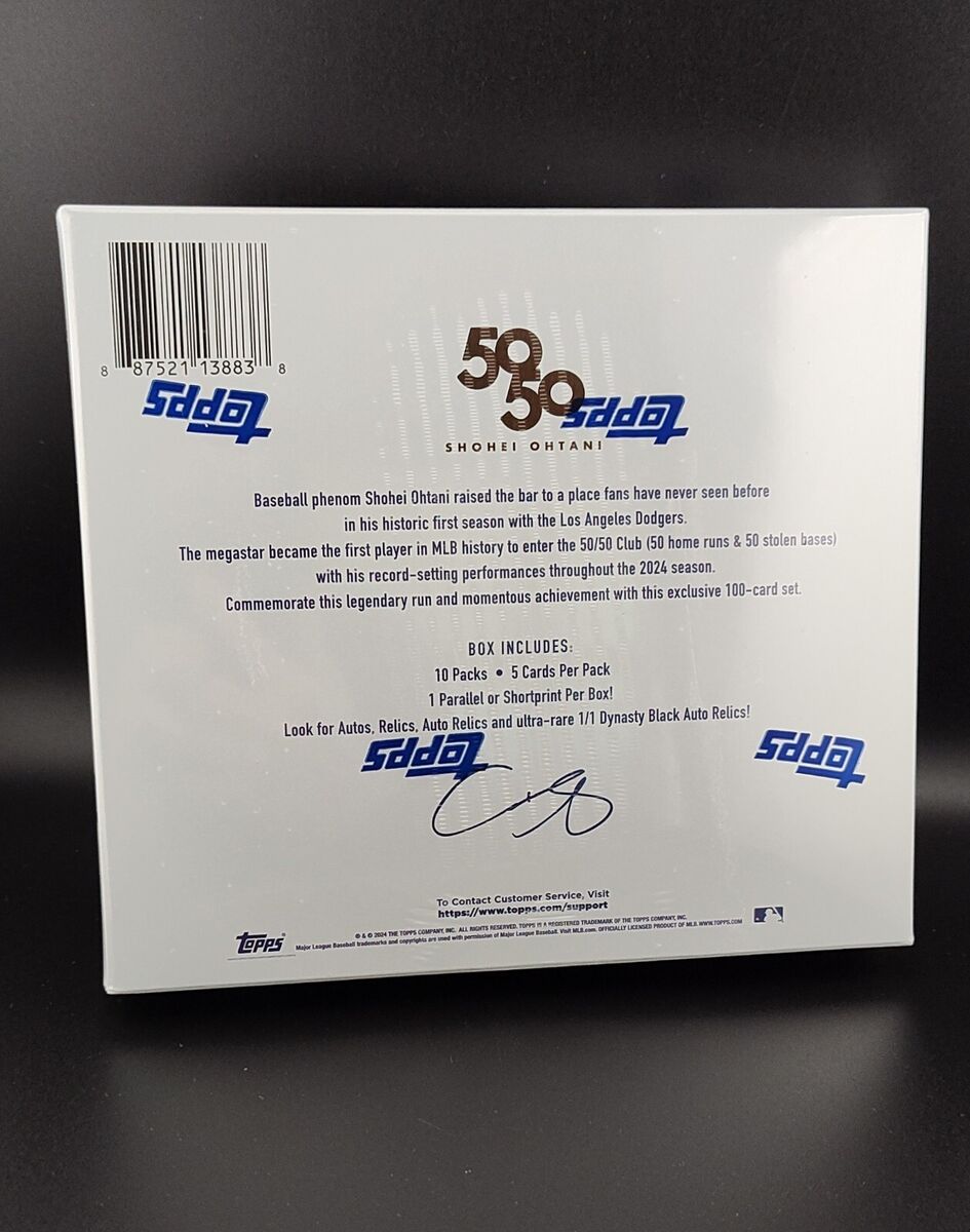 2024 Topps SHOHEI OHTANI 50-50 Club Sealed Hobby Box | eBay 2024 Topps SHOHEI OHTANI 50-50 Club Sealed Hobby Box | eBay