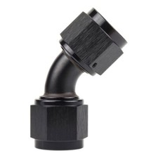 AN20 (AN 20, -20, JIC) 45� Degree Female Joiner Coupler - Black