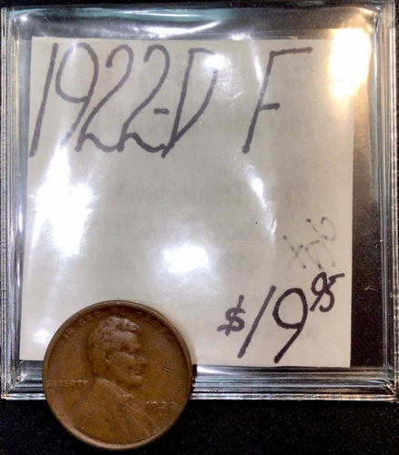 1922-D Fine Lincoln Wheat Cent. ENN Coins