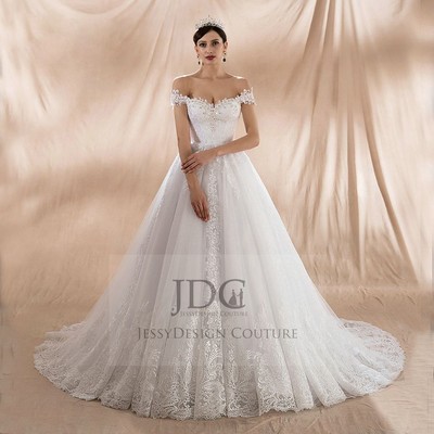 Hochzeitskleid carmen träger