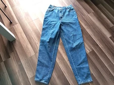 VTG GITANO womens size 12 TALL (29X32) relaxed fit, tapered blue Jeans. NWT.