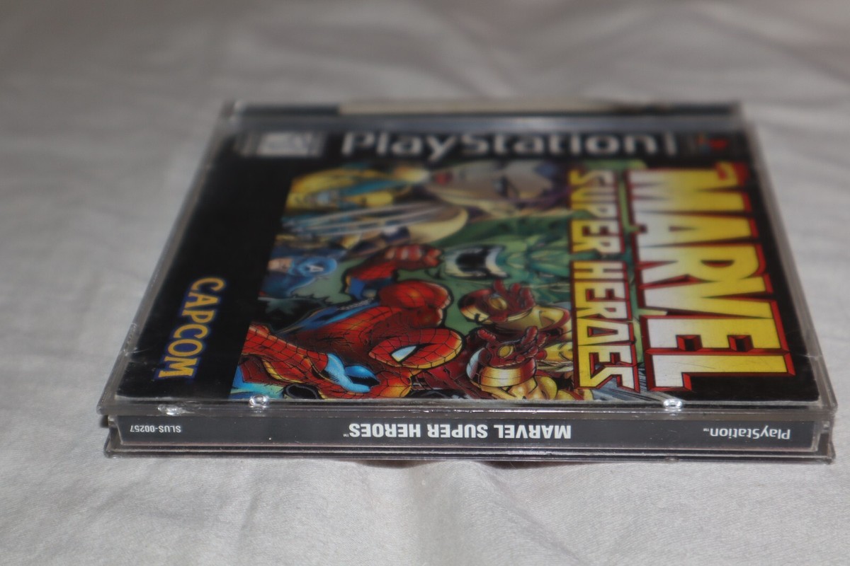 Playstation PS1 Marvel Super Heroes US version Complete Tested with