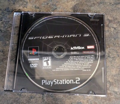 Spider-Man 3 (Sony PlayStation 2, 2007) PS2 Resurfaced *Disc Only*