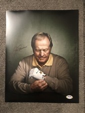 Jack Nicklaus The Golden Bear Signed 11x14 Photograph PSA COA