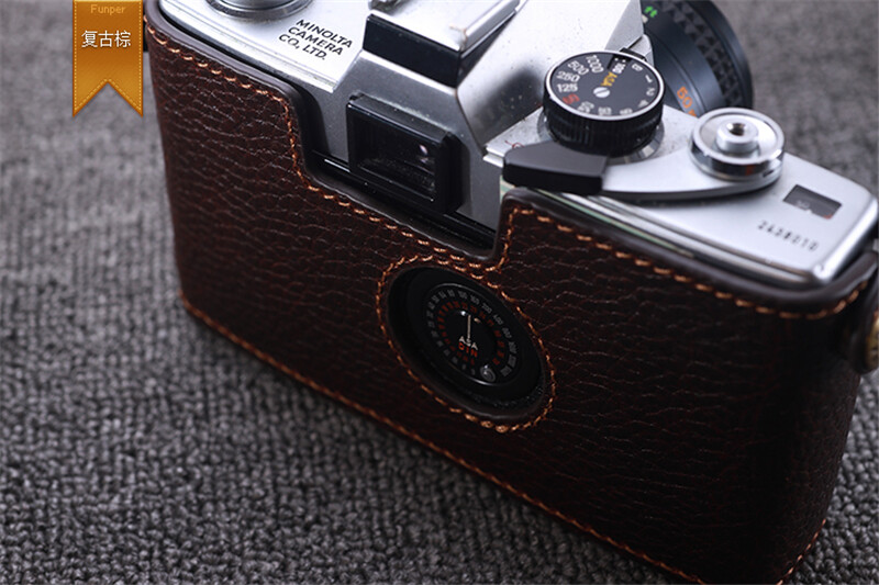 Handmade Genuine Leather Half Case for Minolta SRT 101 Camera
