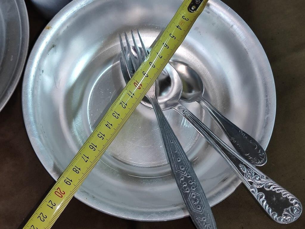 Soviet Russian USSR Army Soldier Military Aluminium Cookware