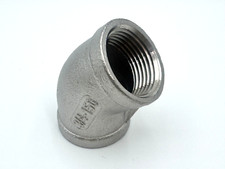 STAINLESS STEEL 45 DEGREE COUPLING 3/4" NPT PIPE