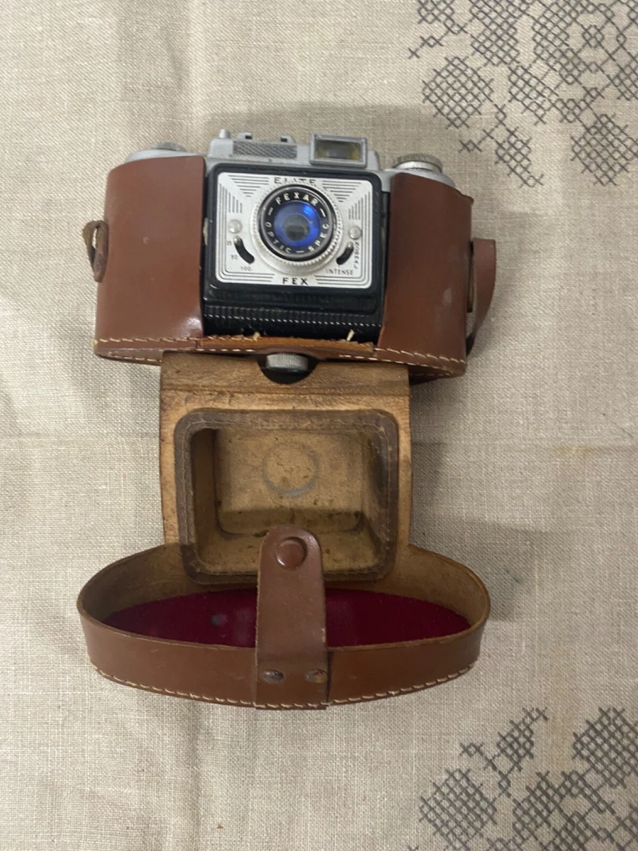 Appareil Photo Argentique ELITE FEX – Vintage, Argenté, Fonctionnel