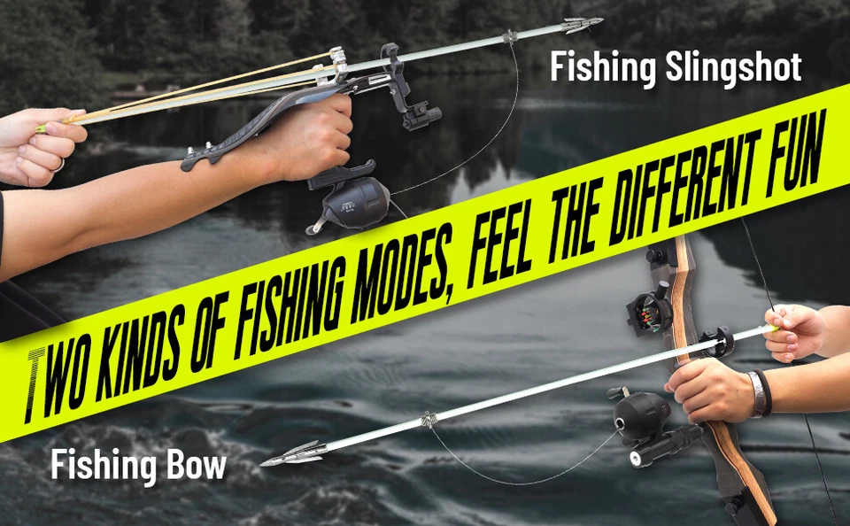 36" flechas de pesca arco próprio estilingue noturno de fibra de vidro e flecha pontas de flecha pesca - Imagem 4 de 4