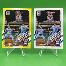  2021 Topps Twins Up The Middle Yellow Border #553 With  Bonus Card