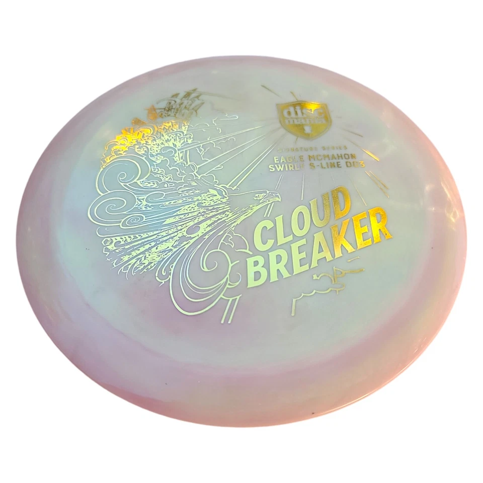 Discmania DD3 Cloud Breaker 1 Eagle McMahon Swirly S-line DD3 175g Pink - Image 2 of 4