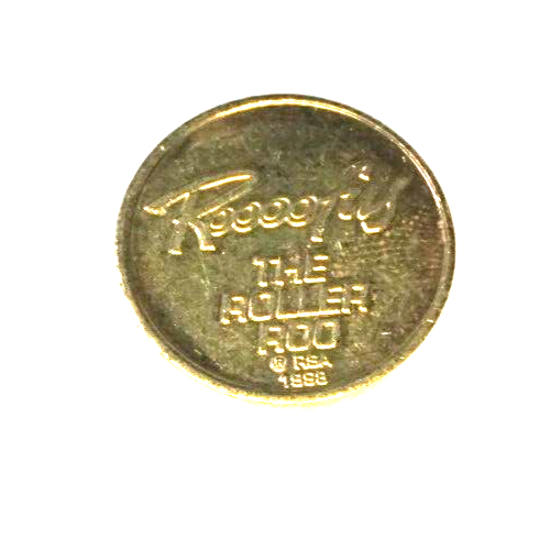 Token Roooofus The Roller Roo 23mm Gold Color RSA 1998 | eBay