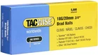 5000 Tacwise 18 Gauge 20mm Brad Nails Galvanised for Nail Guns 18G - 0395
