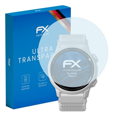atFoliX 3x Displayschutzfolie für Coros Pace 2 Schutzfolie klar Folie