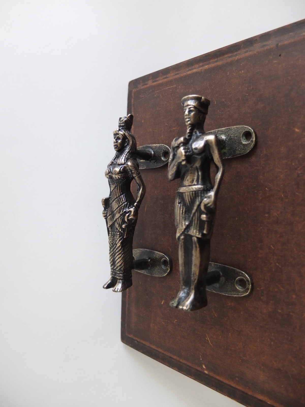 VINTAGE ANTIQUE STYLE SOLID BRASS PAIR OF DOOR HANDLES eBay